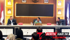 Walikota Bitung, Hengky Honandar, S.E, saat hadir dalam kegiatan Visitasi Kepemimpinan Nasional (VKN) Pelatihan Kepemimpinan Nasional (PKN) Tingkat II Angkatan XXIII BPSDMD Provinsi Sulawesi Utara Tahun 2026. (Ft. talia)