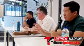 Dirut PDAM Dua Sudara Bitung, Alfred Salindeho, S.E., M.M., di forum diskusi publik Monoland Coffee, Kota Bitung, (Ft. Istimewa).