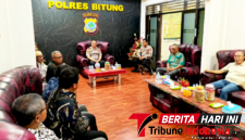 Kapolres Bitung AKBP Arie Sulistyo Nugroho, S.I.K., M.H., Saat Audiensi bersama pengurus Kerukunan Keluarga Jawa (KKJ) Satya Bhakti Kota Bitung. (Dok. Istimewa)