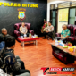 Kapolres Bitung AKBP Arie Sulistyo Nugroho, S.I.K., M.H., Saat Audiensi bersama pengurus Kerukunan Keluarga Jawa (KKJ) Satya Bhakti Kota Bitung. (Dok. Istimewa)