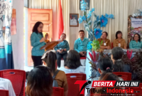 Ketua TP PKK Kota Bitung, Ellen Honandar-Sondakh, SE, Saat memberikan. (Dok. Istimewa)