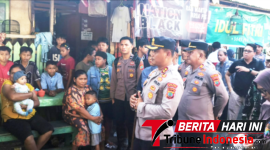 Kapolres Bitung AKBP Arie Sulistyo Nugroho, S.I.K., M.H., di dampingi KBO, Novri Sadia hadir di tenga warga. (Dok. Istimewa)