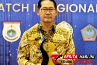 Walikota Bitung Hengky Honandar, S.E, Saat menerima Penghargaan Terbaik III dalam program Apresiasi Pemerintah Daerah Berprestasi 2026 Batch II. di Makassar (Dok. Istimewa)
