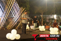 Mewakili Dankodaeral VIII, Laksda TNI Dery Triesananto Suhendi, S.E., M.Tr.Opsla, Wadan Kodaeral VIII, Laksma Pertama TNI Tony Herdijanto, S.E., M.Sc. saat membacakan Amanat Dankodaeral di penutupan HUT Aertembag. (ft. talia)