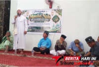 Habib Idrus Bin Abubakar Al Jufri, Saat Memberikan Taudziyah di Mesjid Al Ikhlas Girian Permai. (ft. talia)
‎