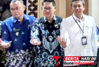 Walikota Bitung, Hengky Honandar S.E, (tengah) saat menghadir pertemuan Asosiasi Pemerintah Daerah Kepulauan dan Pesisir Seluruh Indonesia di Jakarta. (ft. Istimewa)