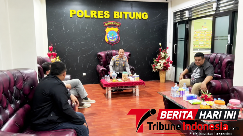 Kapolres Bitung, AKBP Arie Sulistyo Nugroho, S.I.K., S.H., M.H., Saat melakukan mediasa. (Dok. Istimewa)