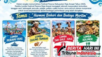 BREAKING NEWS: Festival Pesona Raja Ampat 2026 Meledak! Pemuda, Pelajar hingga Pelaku Usaha Diajak Unjuk Kreativitas