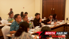 Kadis PUPR Kota Bitung, Rizal Sompotan, S.T., M.M., saat memberikan Penyampaian. (ft. talia)
