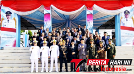 Walikota Bitung, Hengky Honandar, S.E, Beserta Forkopimda Bitung dan Jajaran Pejabat Teras Kota Bitung Usai Pelaksanaan Upacara Hari Kesaktian Pancasila 2026. (Dok. Istimewa)