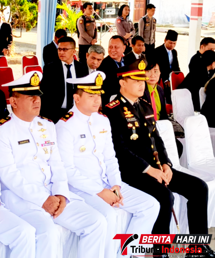‎kapolres Bitung, AKBP Arie Sulistyo Nugroho, S.I.K., M.H. saat Upacara  Hari Kesaktian Pancasil 2026. (Dok. Istimewa)