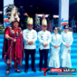 ‎Walikota Bitung, Hengky Honandar,S.E, bersama Isteri, dan Wawali Randito Maringka, S.Sos bersama Isteri serta Kadis Kominfo Bitung, Altin Abraham Tumengkol, S.IP., M.Si., Menggunakan Busana Adat Minahasa (Kabasaran). (ft. talia)