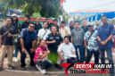 Kasi Humas Polres Bitung, Abdul Natip Anggai, Bersama Jurnalis Kota Bitung.
