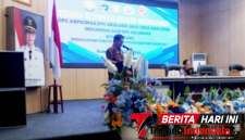 Setda Bitung, Ir. Ignatius Rudy Theno, S.T., M.T., M.A.P., Saat memberikan Sambutan Mewakili Walikota Bitung, Hengky Honandar, S.E., (ft. talia)