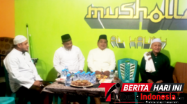 Wawali Randito Maringka, S.Sos. bersama Kapolres Bitung, AKBP Arie Sulistyo Nugroho, S.I.K., S.H., M.H., di penutupan Arbain Maulid Nabi Muhammad SAW. (ft. talia)