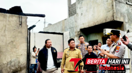 Kapolres Bitung AKBP Arie Sulistyo Nugroho, S.I.K., S.H., M.H., Saat melakukan Pengawalan di Lokasi Kebakaran. (ft. Humas Polres Bitung)