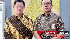 Walikota Bitung, Hengky Honandar, S.E, bersama Direktur Penanganan Aset Barang Bukti Ditjen Gakkum Kementerian ESDM, Ryllo Ashuri Panay, AP., MM., (ft. Kabag. Protokol Bitung)