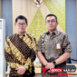 Walikota Bitung, Hengky Honandar, S.E, bersama Direktur Penanganan Aset Barang Bukti Ditjen Gakkum Kementerian ESDM, Ryllo Ashuri Panay, AP., MM., (ft. Kabag. Protokol Bitung)