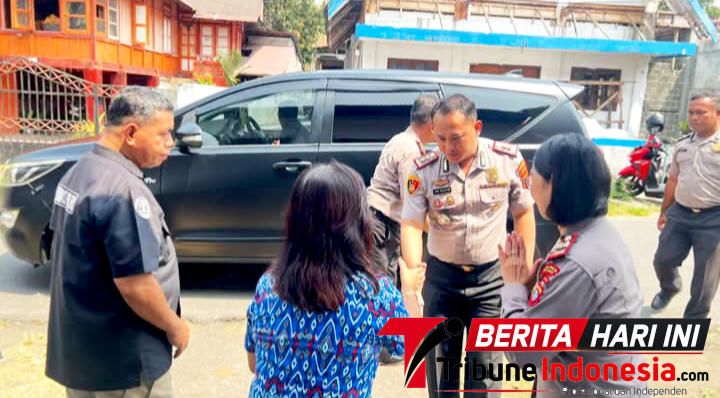 Kapolres Bitung, AKBP Arie Sulistyo Nugroho, S.I.K., S.H., M.H., bersama Kasi Humas, Abdul Natip Anggai. (ft. Humas Polres Bitung)