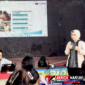 Camat Maesa Fatmawaty Soleman, SSTP saat memberikan edukasi pada kegiatan  Intervensi Pelaksanaan Fasilitasi Advokasi Bidang Pencegahan Kepada Keluarga,  yang di gelar Badan Narkotika Nasional Kota Bitung di Aula Kantor Lurah Kakenturan Satu. (ft. Kec. Maesa Bitung)