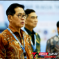 Wali Kota Bitung, Hengky Honandar, S.E., saat menghadiri Rapat Umum Pemegang Saham (RUPS) Luar Biasa PT Bank Pembangunan Daerah Sulawesi Utara Gorontalo (Bank SulutGo). (ft. Kabag. Protokol).